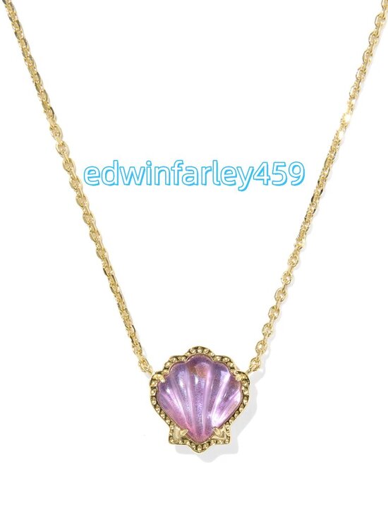 Kendra Scott Jewelry - Brynne Shell Gold Short Pendant Necklace